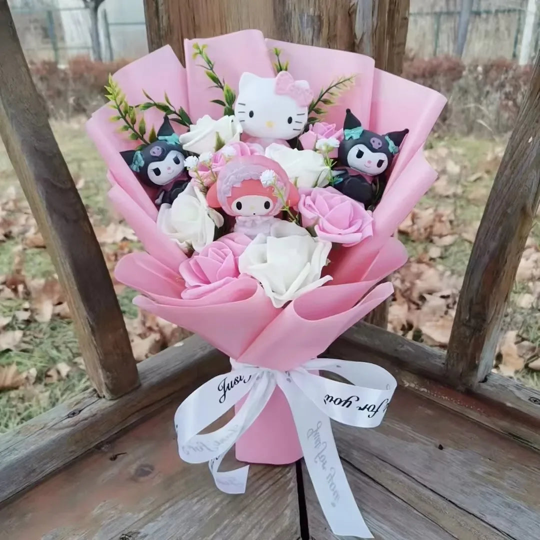 PrincessMade™ • Sanrio Rose Plush Bouquet