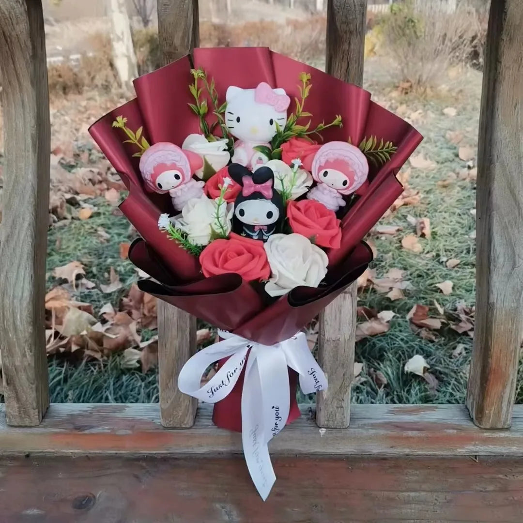 PrincessMade™ • Sanrio Rose Plush Bouquet