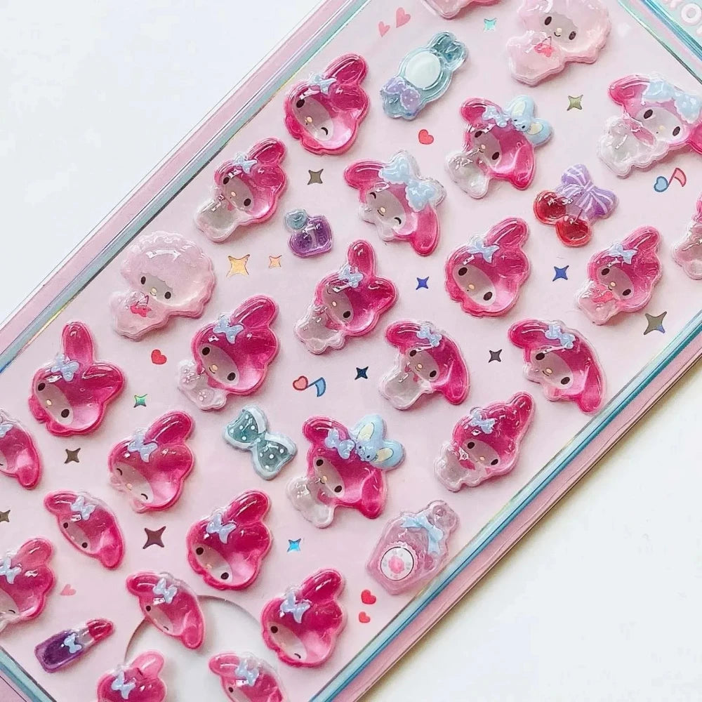 Sanrio Puffy Sticker Sheets