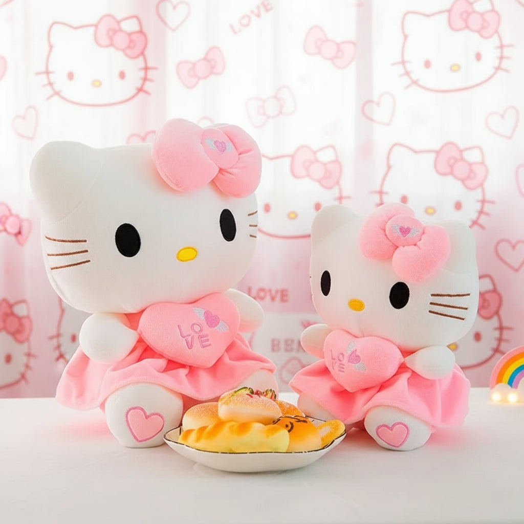 Pink Hello Kitty Love Plush