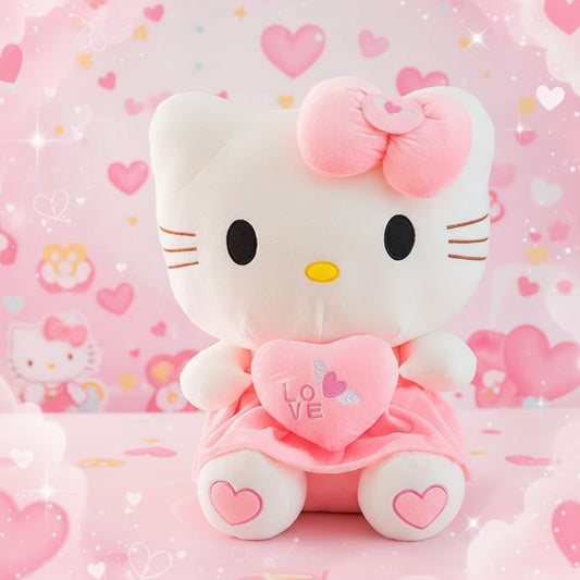Pink Hello Kitty Love Plush