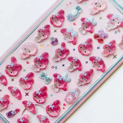 Sanrio Puffy Sticker Sheets