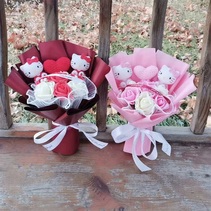 PrincessMade™ •  Sanrio Rose Plush Bouquet