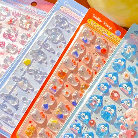 Sanrio Puffy Sticker Sheets