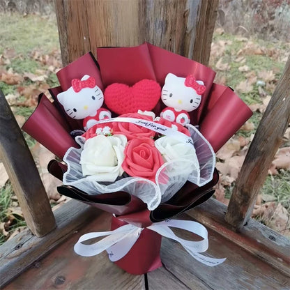 PrincessMade™ •  Sanrio Rose Plush Bouquet