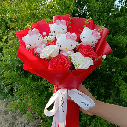 PrincessMade™ •  Sanrio Rose Plush Bouquet